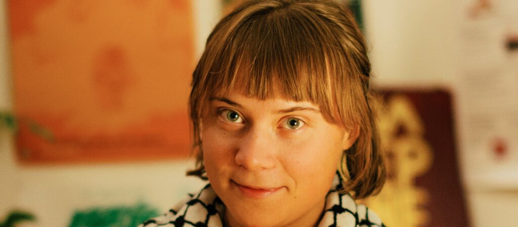 Greta Thunberg handtekin vegna mótmæla og stuðnings við Palestínu